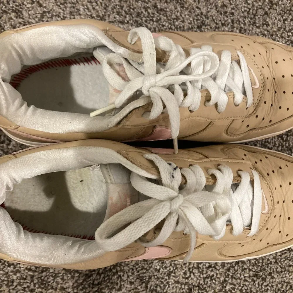 Nike Air Force - VERY RARE 1 Low Retro Kith Linen 2016 - Men Size 10 - Pre Owned - Picture 4 of 6